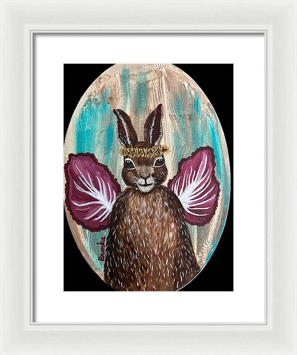 Radicchio Rabbit - Framed Print