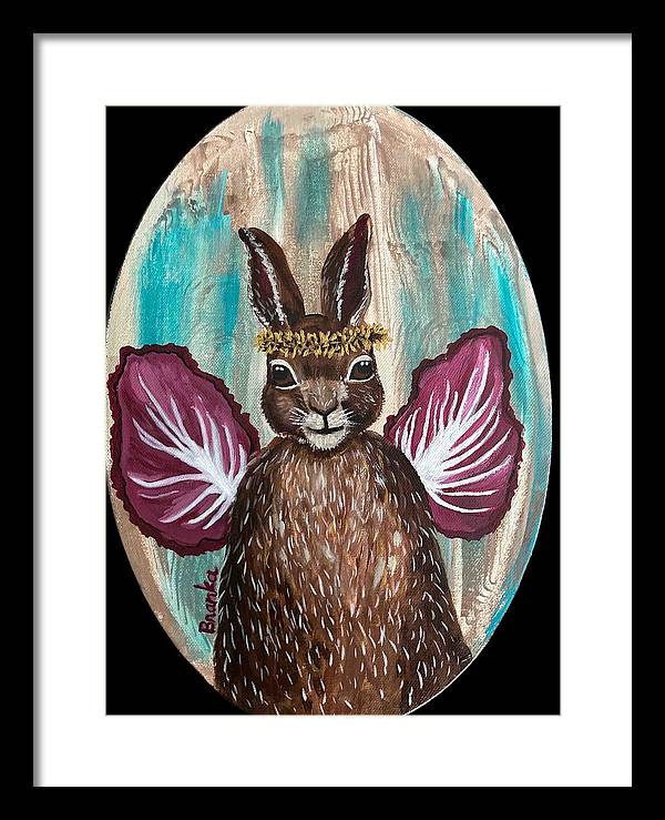 Radicchio Rabbit - Framed Print