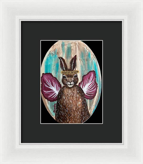 Radicchio Rabbit - Framed Print