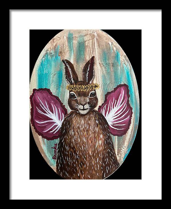 Radicchio Rabbit - Framed Print