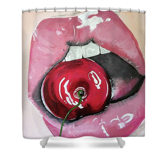 Realism Mouth - Shower Curtain