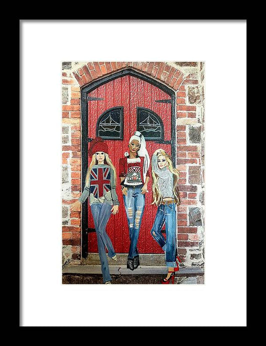 Photoshoot Girls - Framed Print