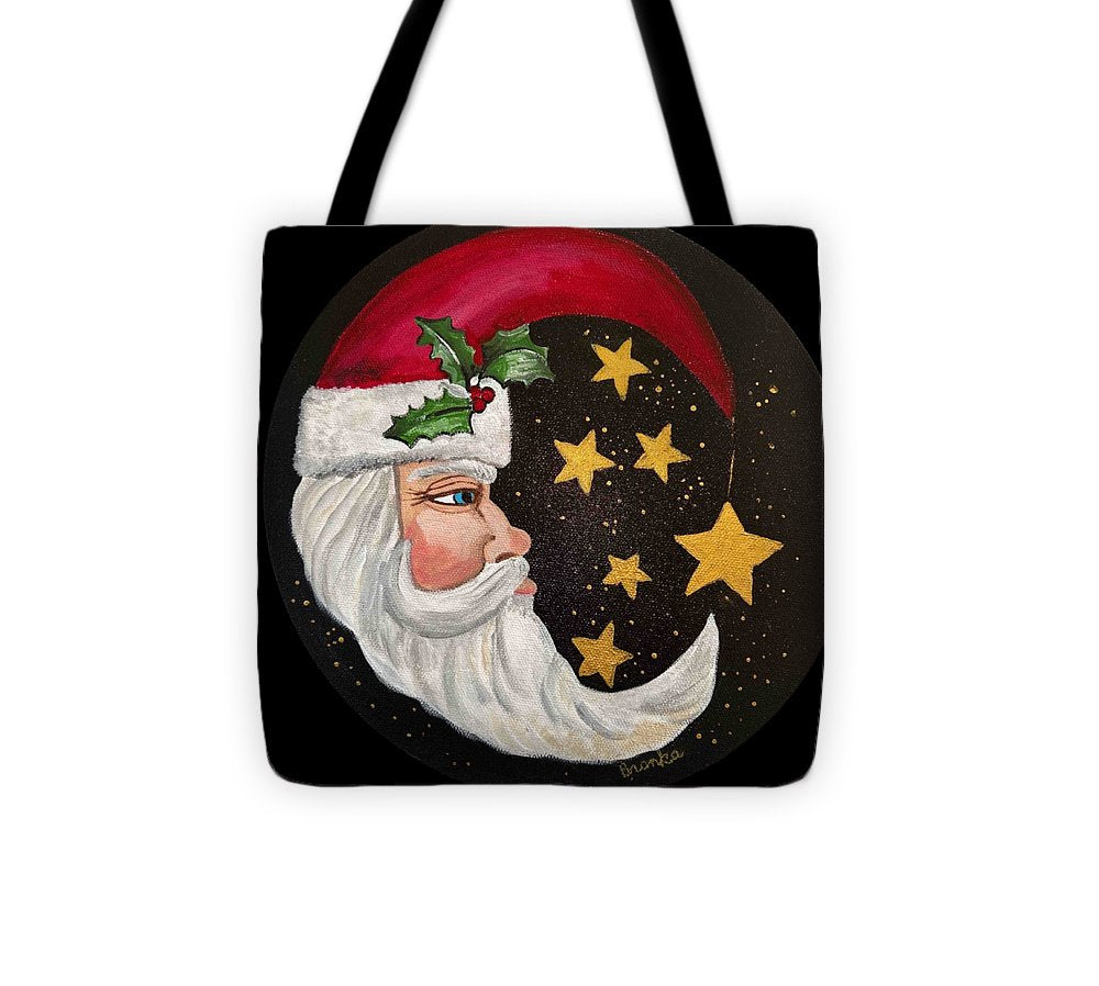 Santa Gold Stars II - Tote Bag