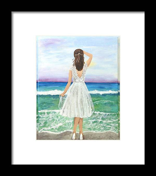 Shoes on the Beach - Framed Print