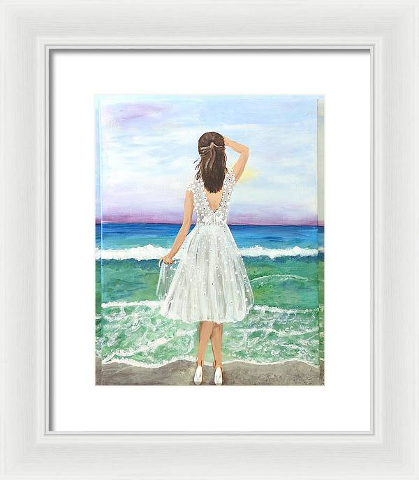 Shoes on the Beach - Framed Print