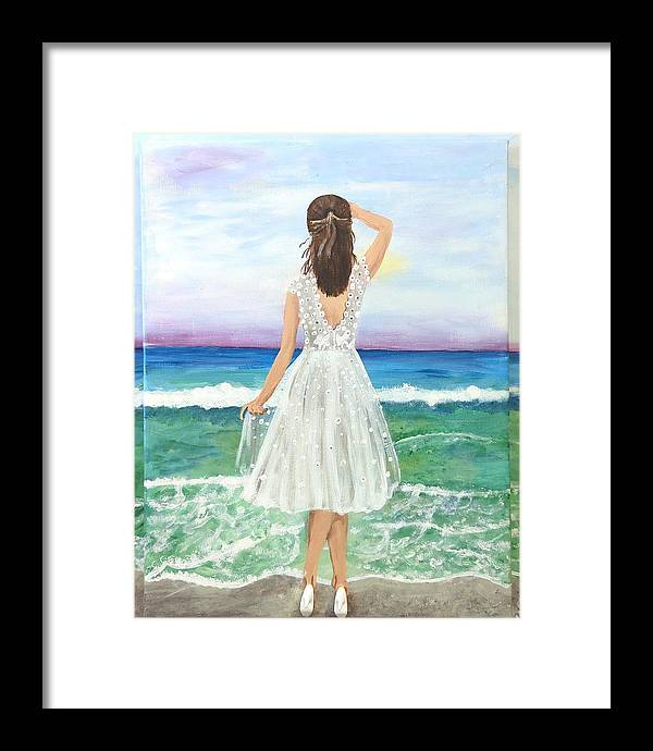 Shoes on the Beach - Framed Print