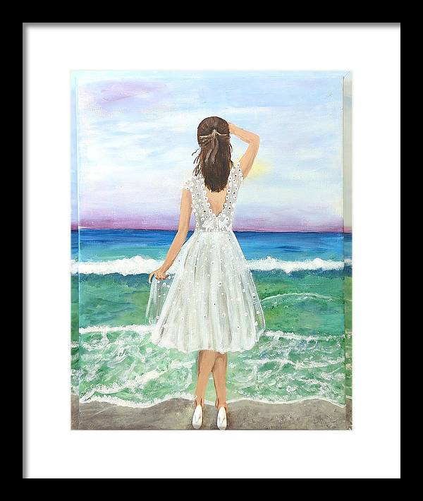 Shoes on the Beach - Framed Print