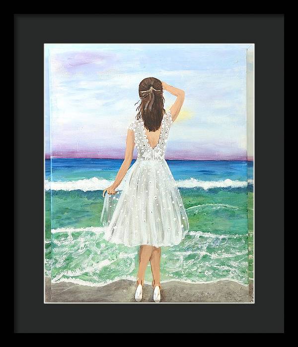 Shoes on the Beach - Framed Print