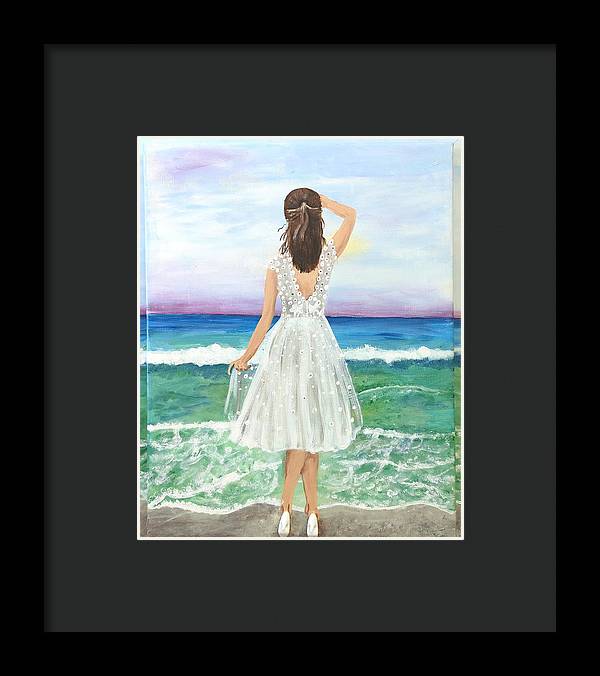 Shoes on the Beach - Framed Print