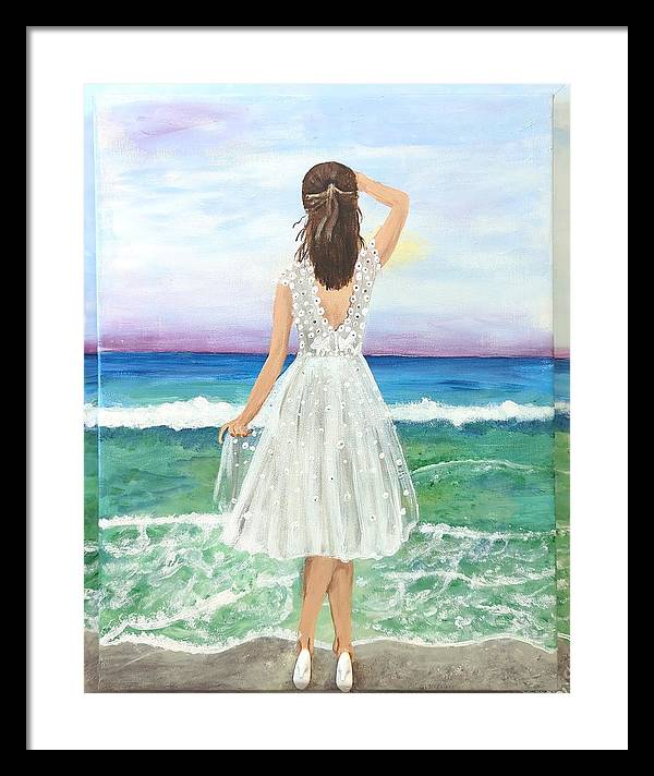 Shoes on the Beach - Framed Print