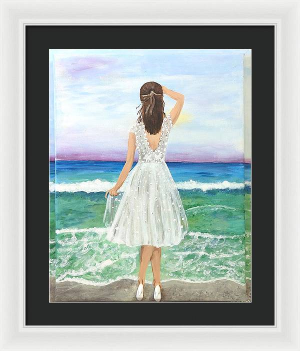 Shoes on the Beach - Framed Print