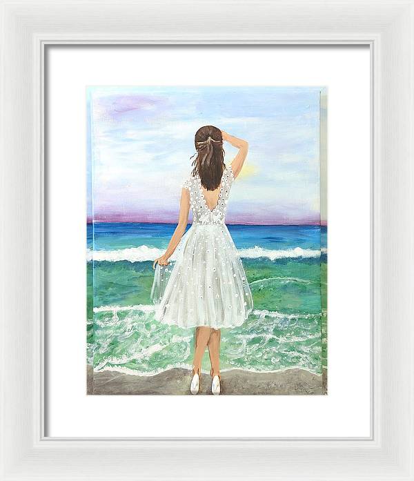 Shoes on the Beach - Framed Print