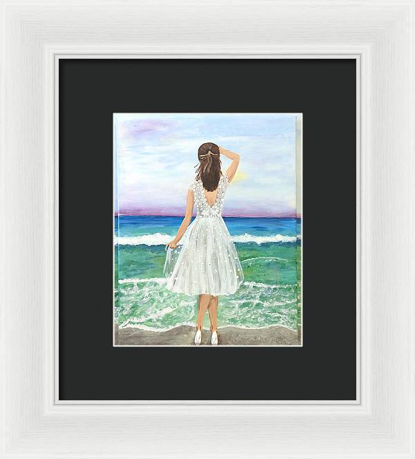 Shoes on the Beach - Framed Print