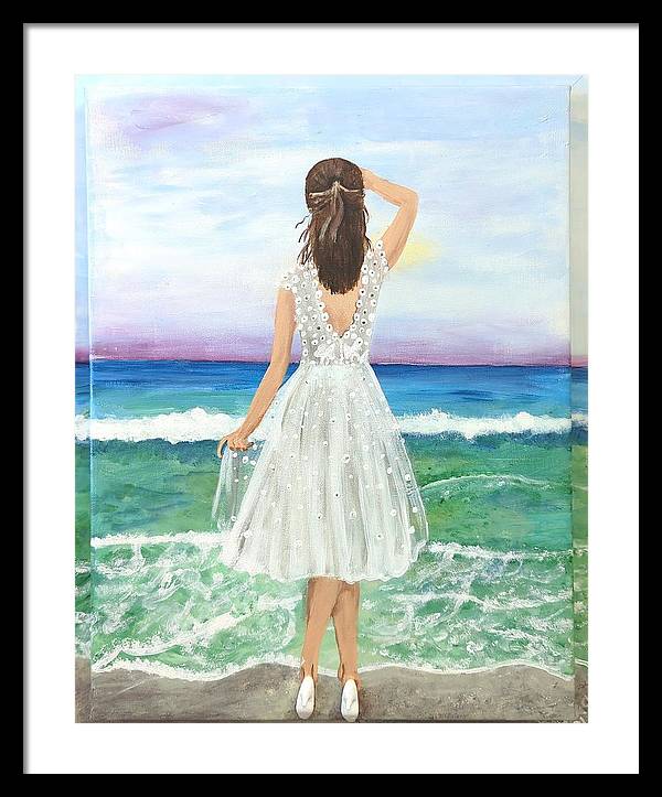 Shoes on the Beach - Framed Print