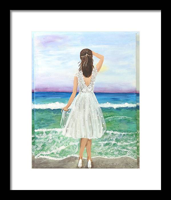 Shoes on the Beach - Framed Print