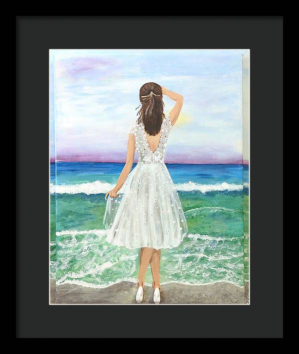 Shoes on the Beach - Framed Print