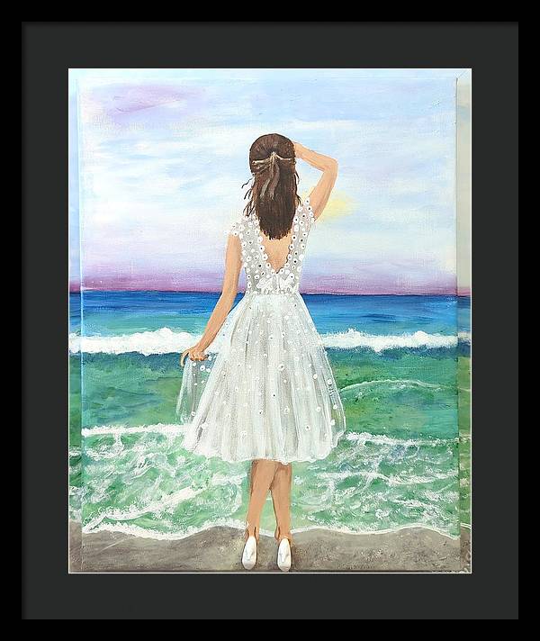 Shoes on the Beach - Framed Print