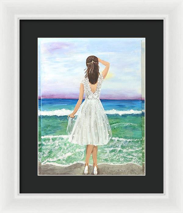 Shoes on the Beach - Framed Print