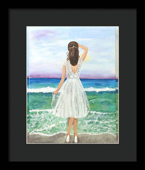 Shoes on the Beach - Framed Print