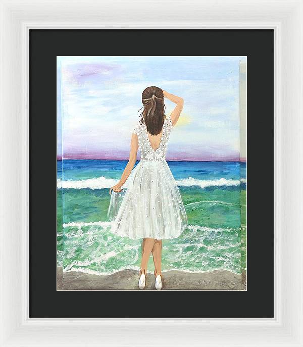 Shoes on the Beach - Framed Print