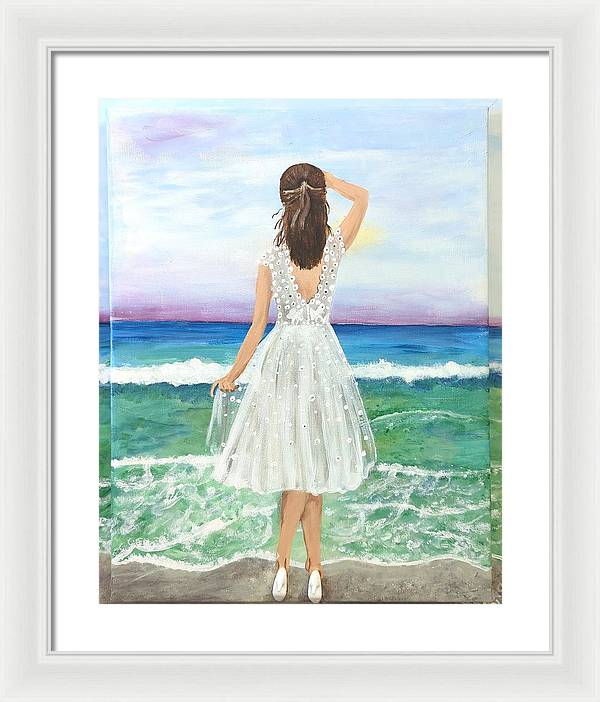 Shoes on the Beach - Framed Print