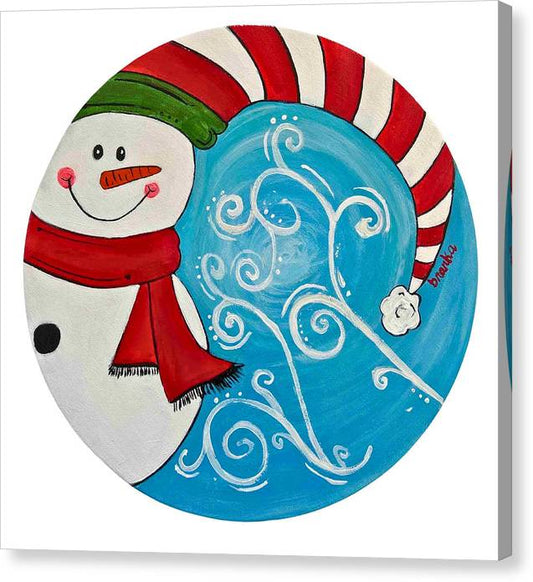 Snowman 2023 - Canvas Print