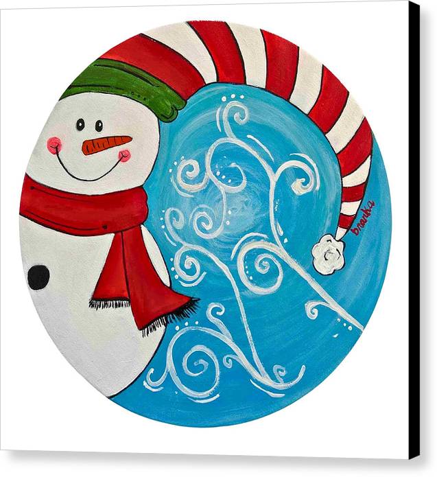 Snowman 2023 - Canvas Print