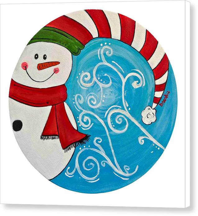 Snowman 2023 - Canvas Print