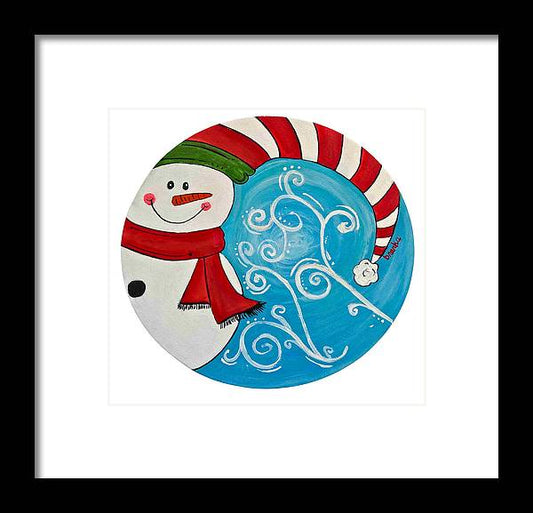 Snowman 2023 - Framed Print