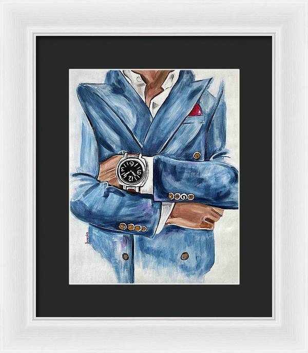 Suit Man - Framed Print