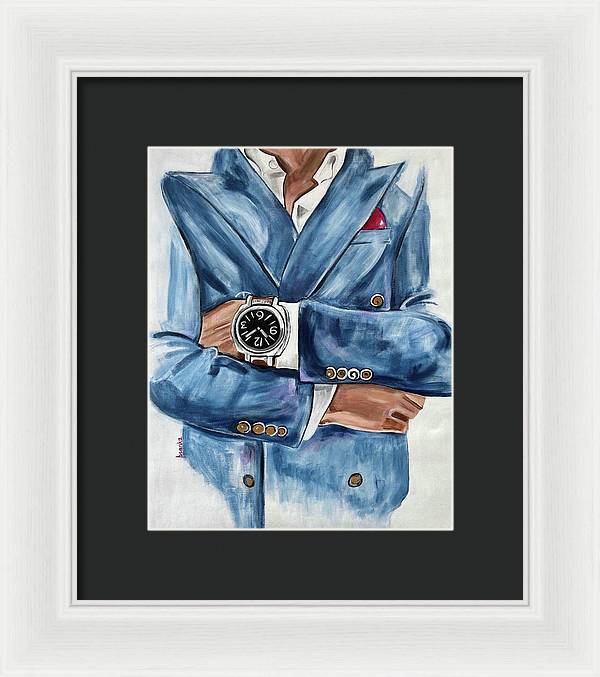 Suit Man - Framed Print