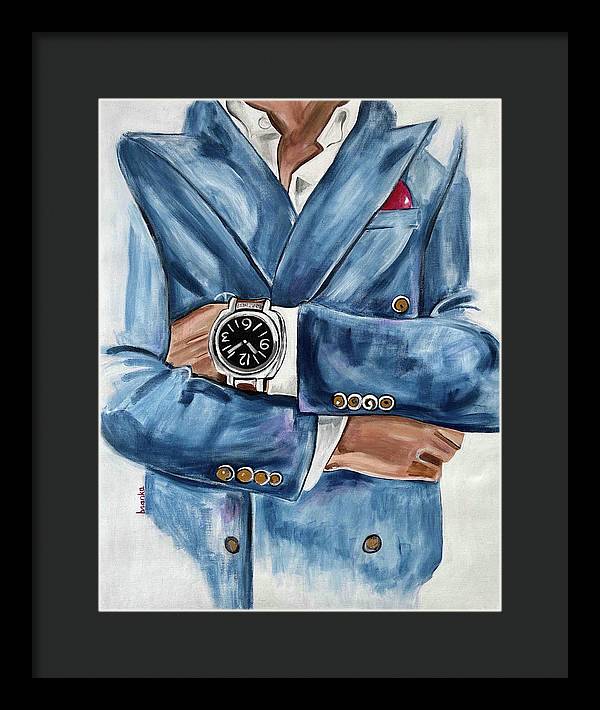 Suit Man - Framed Print