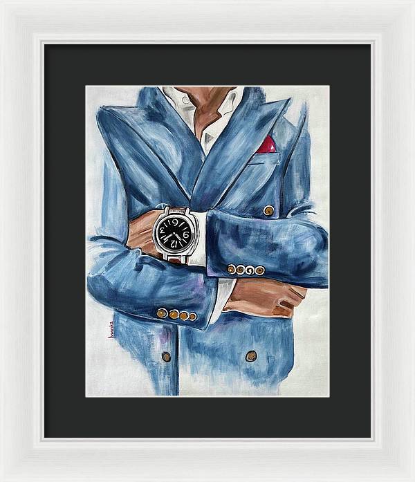 Suit Man - Framed Print