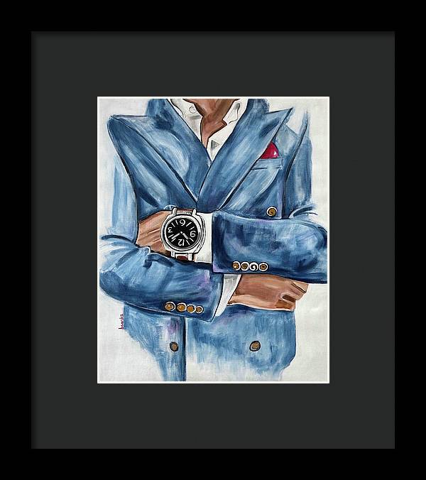 Suit Man - Framed Print