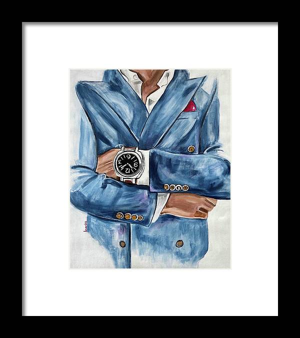 Suit Man - Framed Print