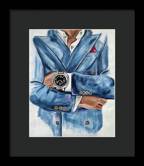 Suit Man - Framed Print