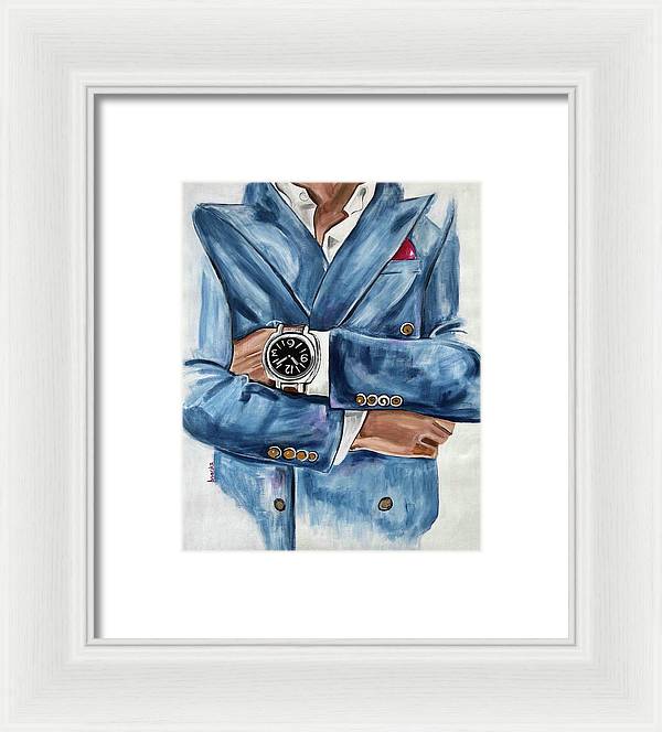 Suit Man - Framed Print