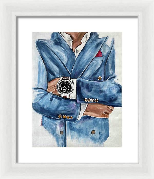 Suit Man - Framed Print