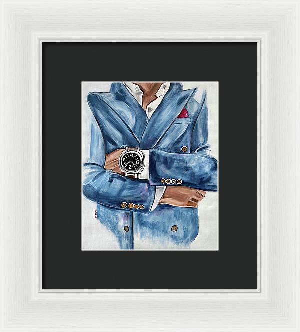 Suit Man - Framed Print