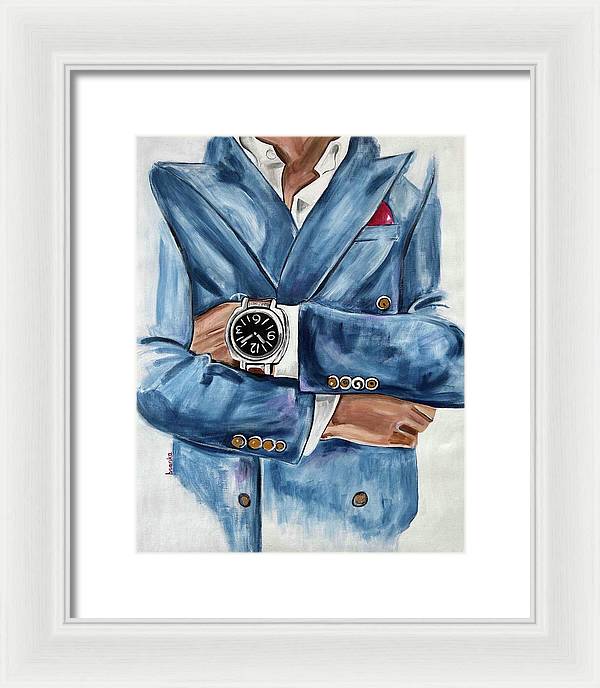 Suit Man - Framed Print