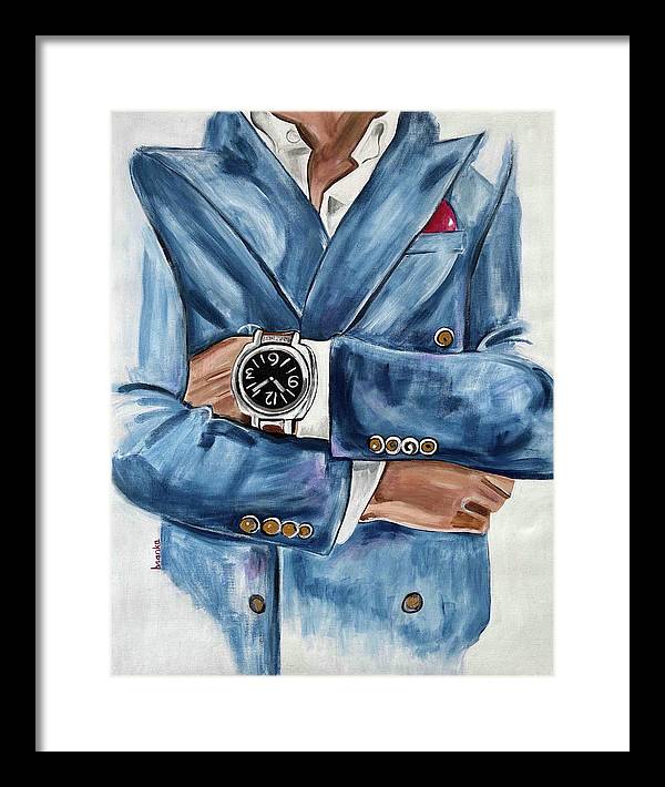 Suit Man - Framed Print