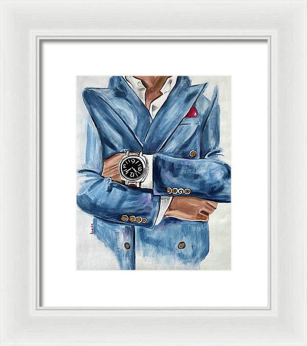 Suit Man - Framed Print