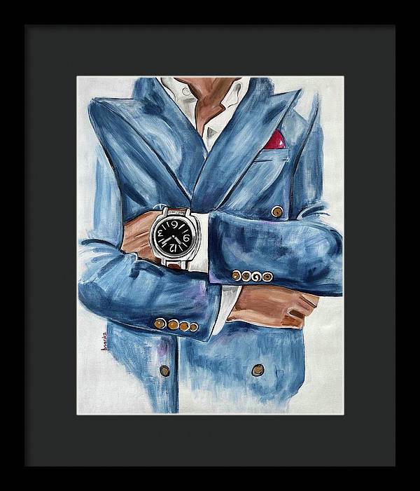 Suit Man - Framed Print