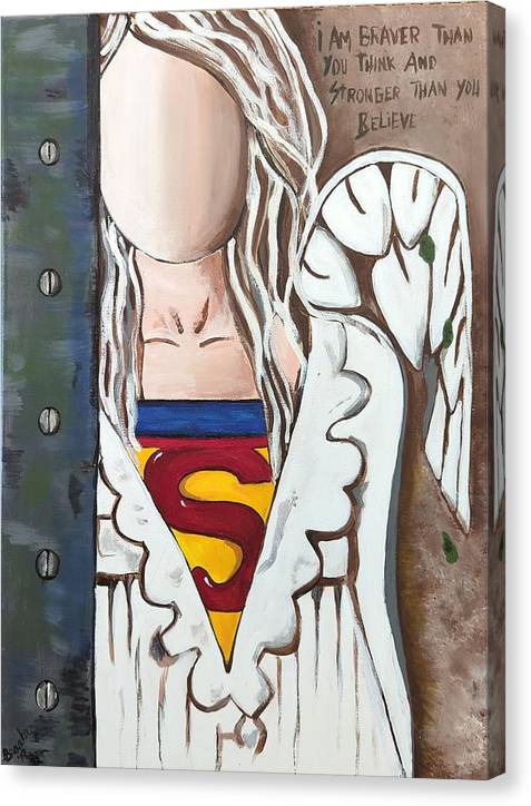 Superwoman Angel - Canvas Print