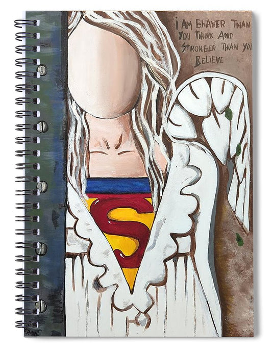 Superwoman Angel - Spiral Notebook