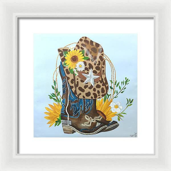 These Boots - Framed Print