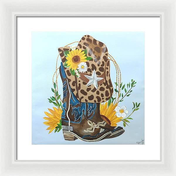 These Boots - Framed Print