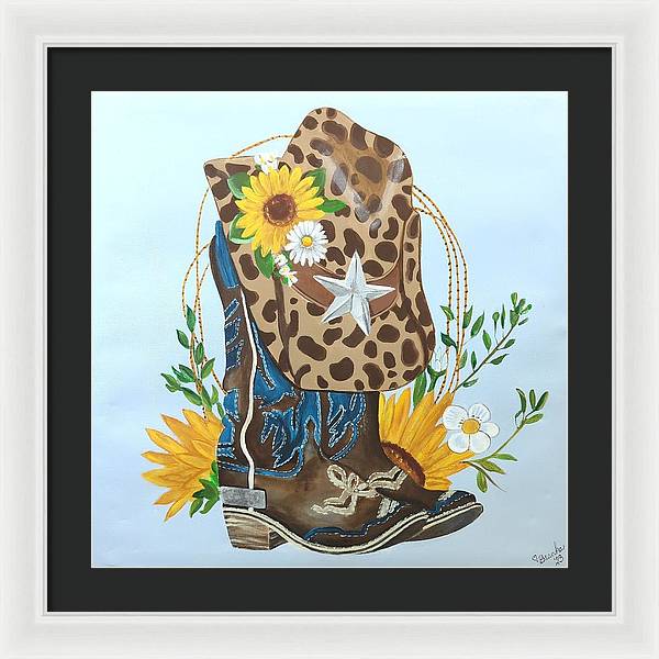 These Boots - Framed Print