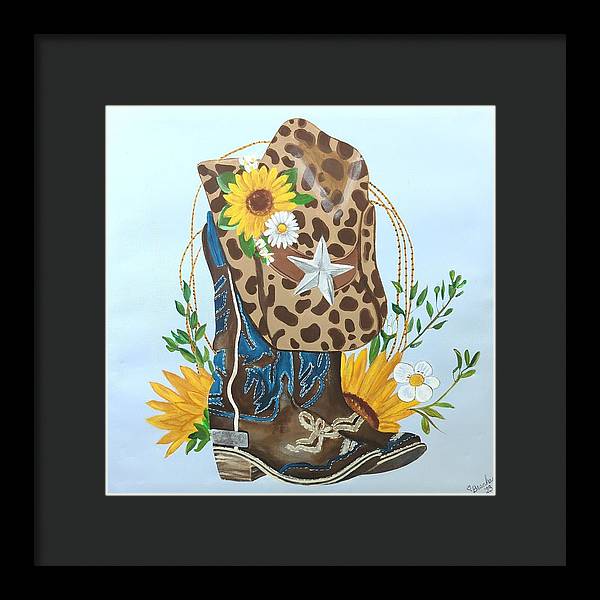 These Boots - Framed Print