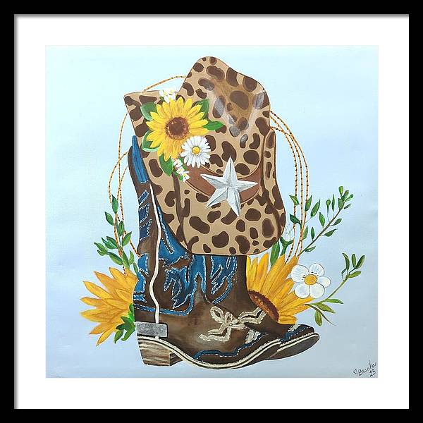 These Boots - Framed Print